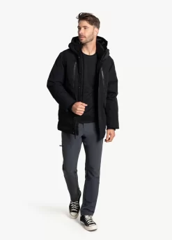 LOLE Urban Canvas Parka Jacket - Black -Urban Fit Shop LUM0086 N415 4 1900x scaled