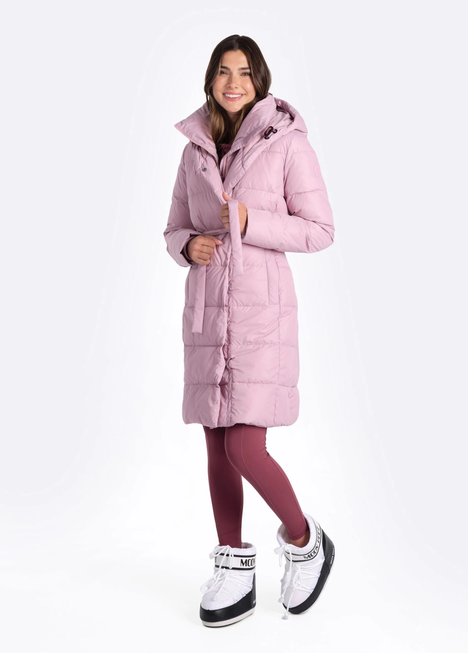LOLE Chloe Synth Down Jacket - Mauve 2 LOLE Chloe Synth Down Jacket - Mauve - Image 2