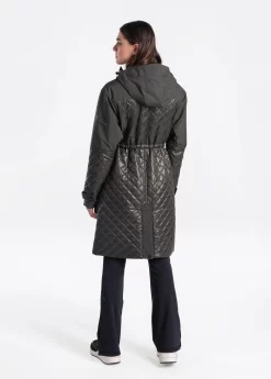 LOLE Avery Oversized Insulated Jacket - Olive -Urban Fit Shop LUW0846 BB03 3 1900x scaled