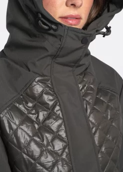 LOLE Avery Oversized Insulated Jacket - Olive -Urban Fit Shop LUW0846 BB03 7 1900x scaled