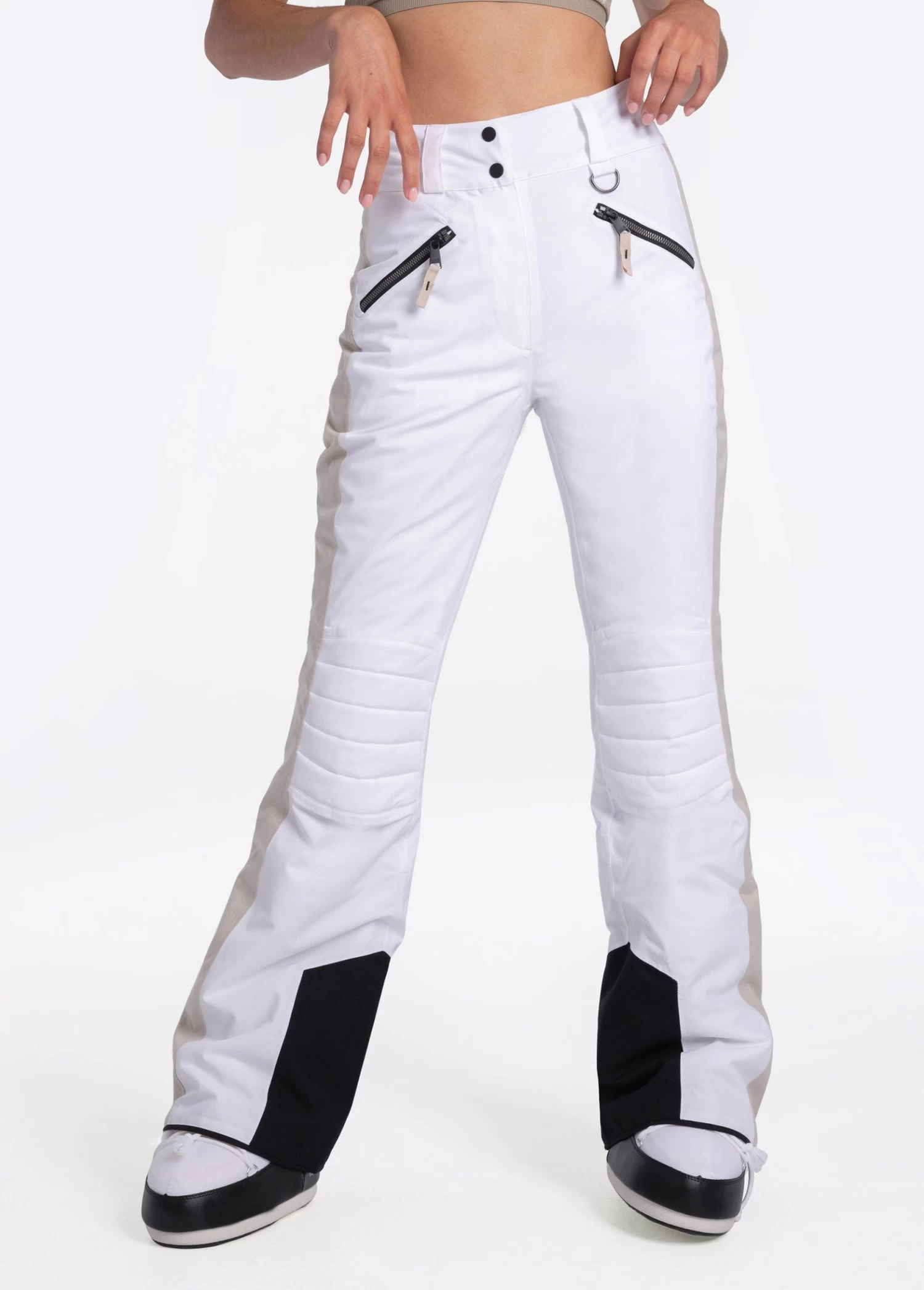 LOLE Mont Tremblant Insulated Snow Pants - White 2 LOLE Mont Tremblant Insulated Snow Pants - White - Image 2
