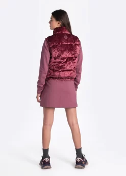 LOLE Rose Synth Down Vest - Plum -Urban Fit Shop LUW0853 P708 3 1900x scaled