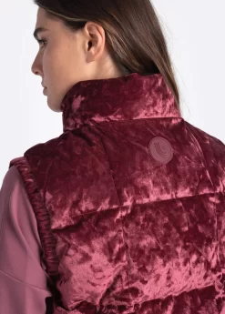 LOLE Rose Synth Down Vest - Plum -Urban Fit Shop LUW0853 P708 8 1900x scaled