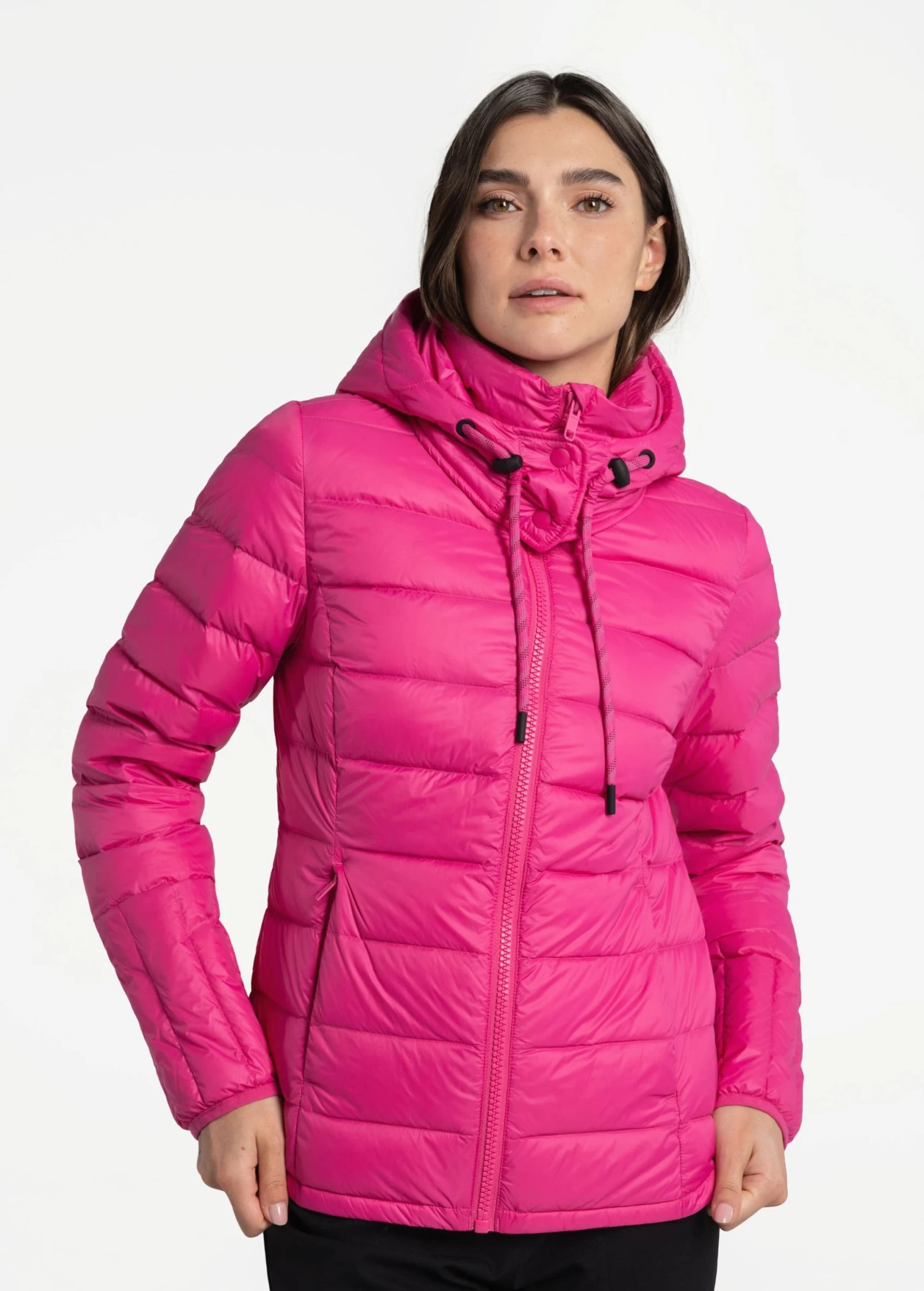 LOLE Emeline Down Jacket - Rhubarb 1 LOLE Emeline Down Jacket - Rhubarb