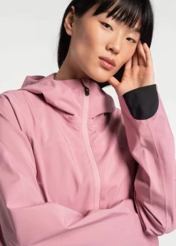 LOLE Element Rain Jacket - Foxglove -Urban Fit Shop LUW0866 K764 8 1900x scaled