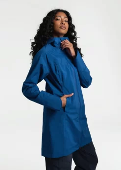 LOLE Element Long Rain Jacket - Limoges -Urban Fit Shop LUW0869 BB32 4 1900x scaled