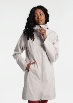 LOLE Element Long Rain Jacket - Abalone