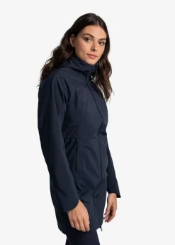 LOLE Element Long Rain Jacket - Outerspace