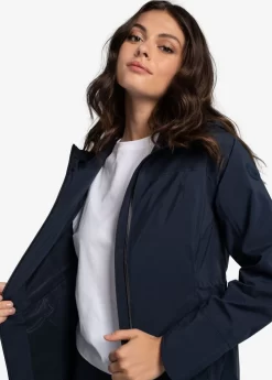 LOLE Element Long Rain Jacket - Outerspace -Urban Fit Shop LUW0871 B773 7 1900x scaled