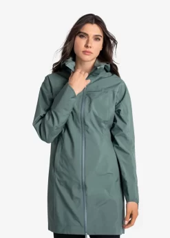 LOLE Element Long Rain Jacket - Marlin Blue
