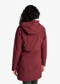 LOLE Element Long Rain Jacket - Port -Urban Fit Shop LUW0871 R422 4 1900x scaled