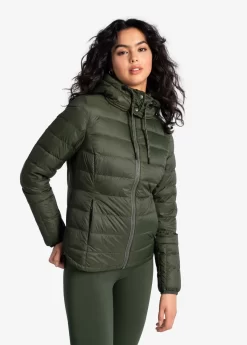 LOLE Emeline Down Jacket - Kombu -Urban Fit Shop LUW0874 V761 3 1900x scaled
