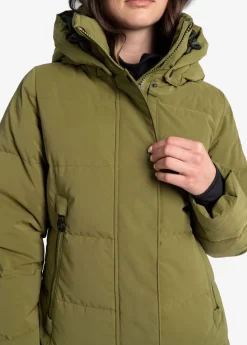 LOLE Après Down Winter Jacket - Tarragon -Urban Fit Shop LUW0884 V794 6 1900x scaled