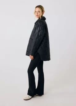 LOLE The Shacket Oversized Jacket - Black