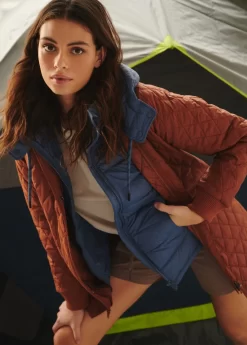 LOLE 3/4 Bomber Jacket - Rust -Urban Fit Shop LUW0891 C228 5 1900x scaled