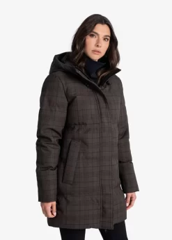 LOLE Performance Plaid Winter Jacket - Java -Urban Fit Shop LUW0892 C221 3 1900x scaled