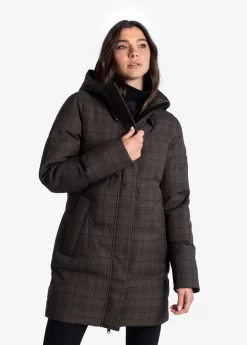 LOLE Performance Plaid Winter Jacket - Java -Urban Fit Shop LUW0892 C221 8 1900x scaled