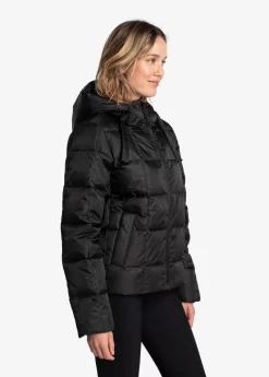 LOLE Puffy Shimmer Tech Winter Down Jacket - Black -Urban Fit Shop LUW0894 N415 3 1900x scaled