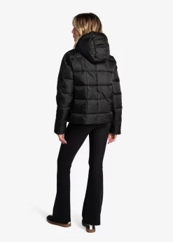 LOLE Puffy Shimmer Tech Winter Down Jacket - Black -Urban Fit Shop LUW0894 N415 4 1900x scaled