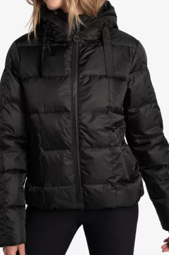 LOLE Puffy Shimmer Tech Winter Down Jacket - Black -Urban Fit Shop LUW0894 N415 5 1900x scaled