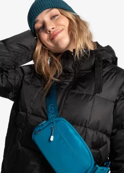 LOLE Puffy Shimmer Tech Winter Down Jacket - Black -Urban Fit Shop LUW0894 N415 7 1900x scaled