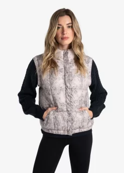 LOLE Rose Edition Synth Down Vest - Bandana Abalone