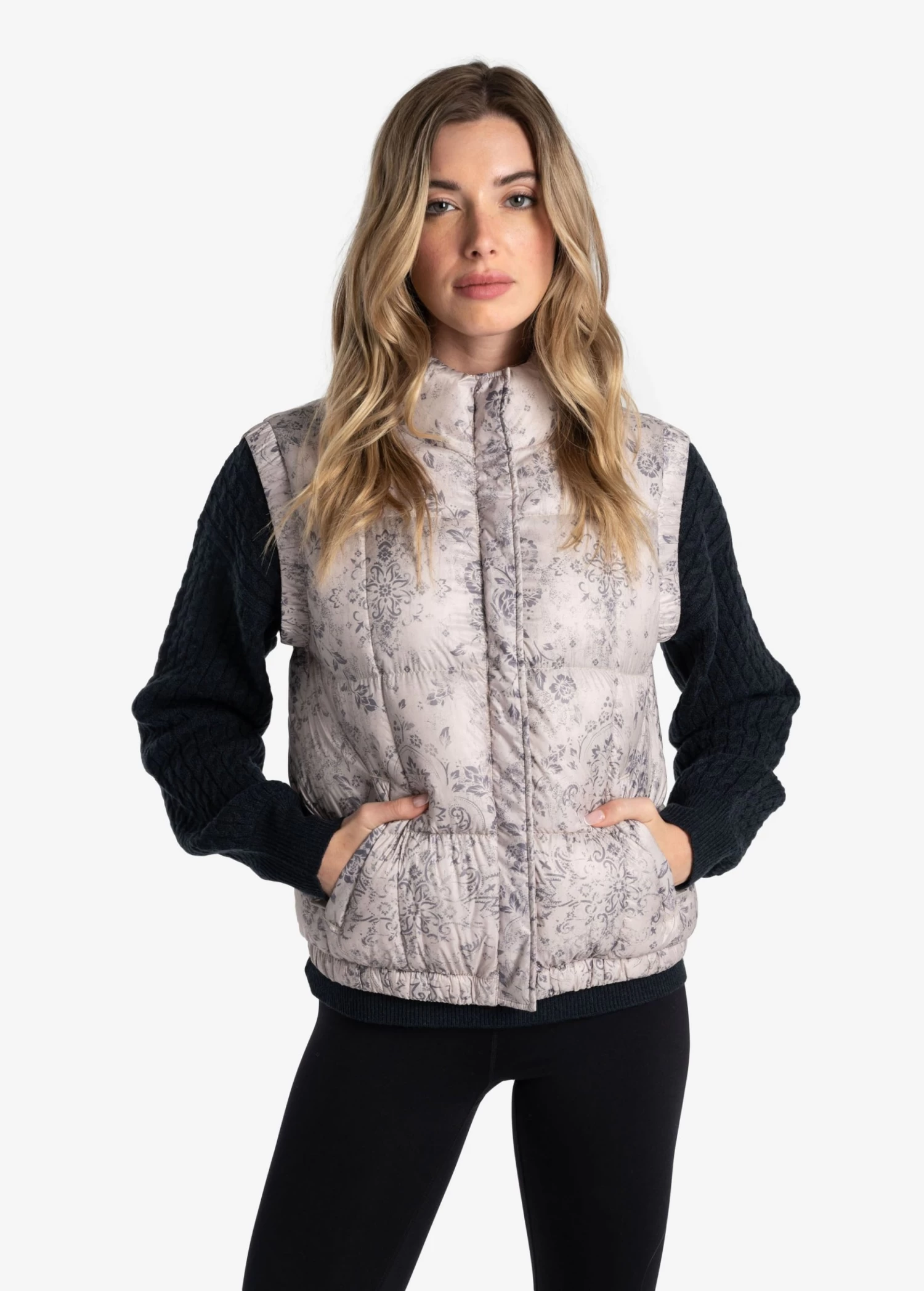 LOLE Rose Edition Synth Down Vest - Bandana Abalone 1 LOLE Rose Edition Synth Down Vest - Bandana Abalone